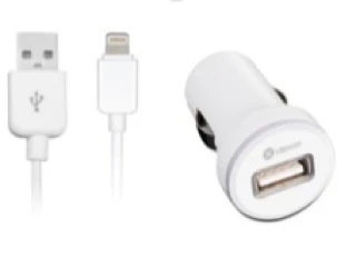 Dexim Car Charger mit Lightning Kabel - 1 m