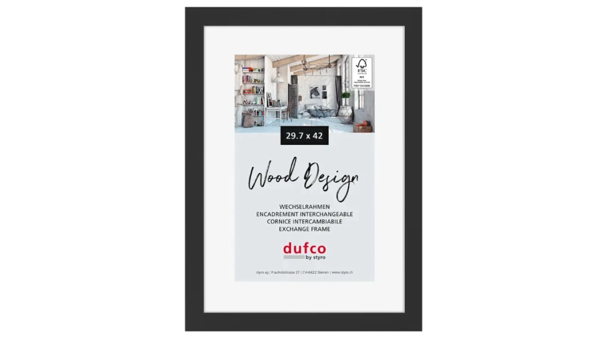 DUFCO "Toronto" Bilderrahmen Massivholz 29.7 x 42 cm (A3)