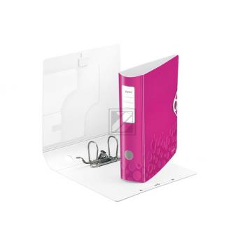 LEITZ Ordner 8cm 11060023 pink metallic A4