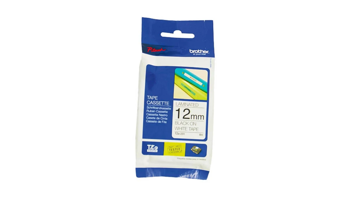 BROTHER PTOUCH TZe-231 Schriftband 12 mm x 8 m