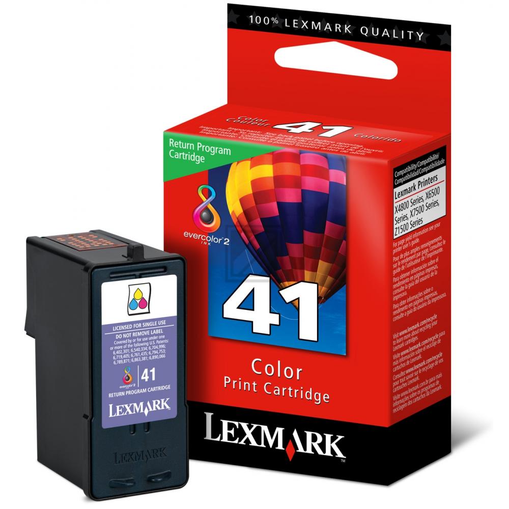 Lexmark Tintendruckkopf Prebate cyan/magenta/gelb (18Y0141E, 41)