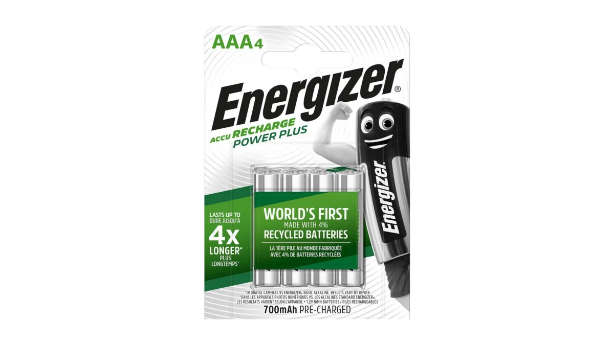 ENERGIZER Batterie Accu Recharge Power Plus AAA/HR03