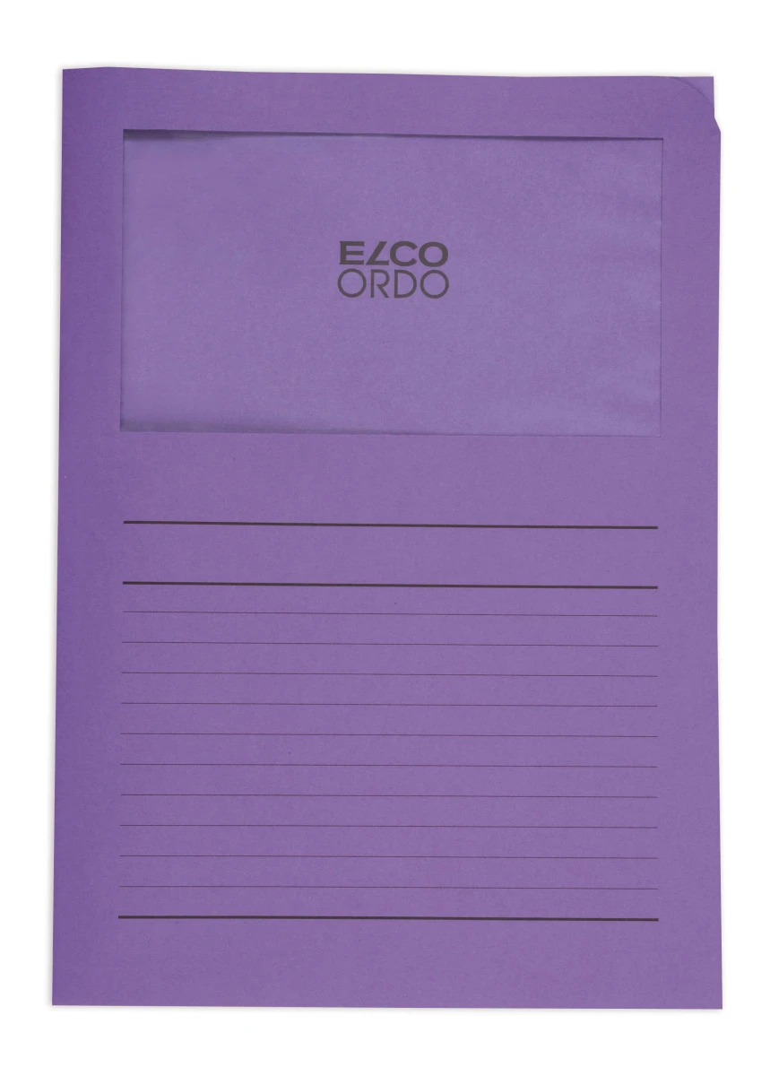 ELCO Ordo Classico mit Linien, violett, Pack à 100 Stück