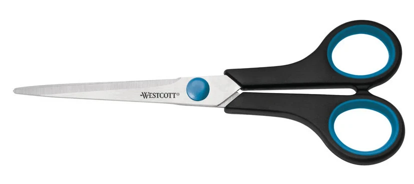 WESTCOTT Schere EasySoftgrip 17.5 cm