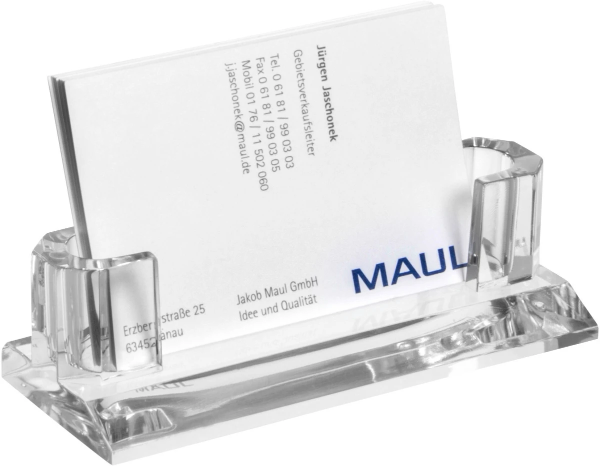 MAUL Visitenkarten-Halter Acryl