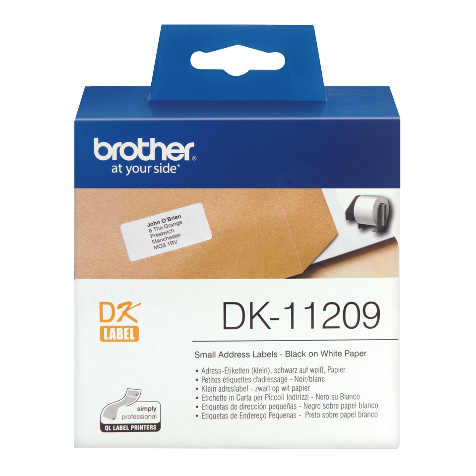 800 brother Etiketten DK-11209 weiss, 29 mm x 62 mm