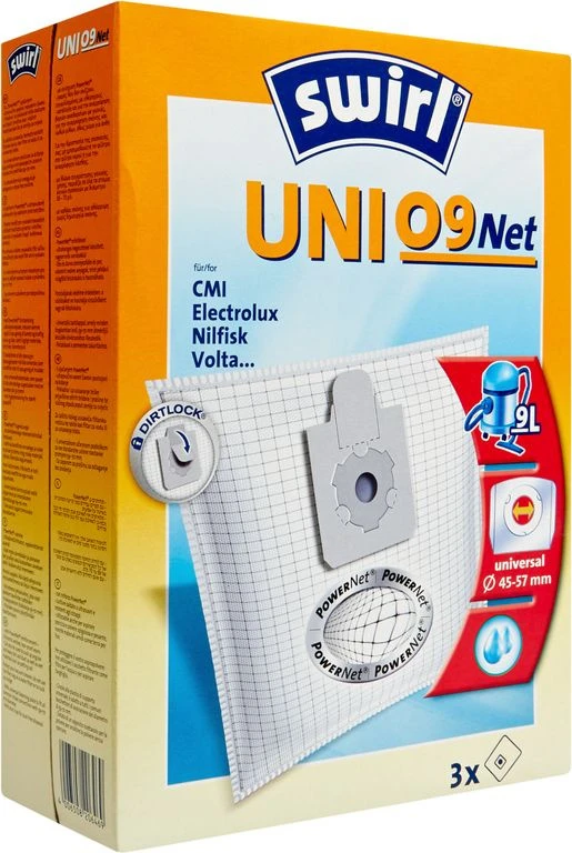 SWIRL Staubbeutel UNI09 Net MicroPor / Power Net 3 Stück