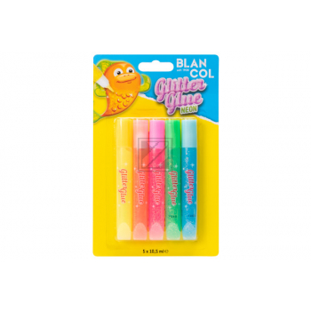 BLANCOL Glitter Glue Pen NEON 32402 5x10,5ml