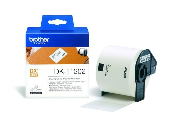 300 brother Etiketten DK-11202 weiss, 62 mm x 100 mm