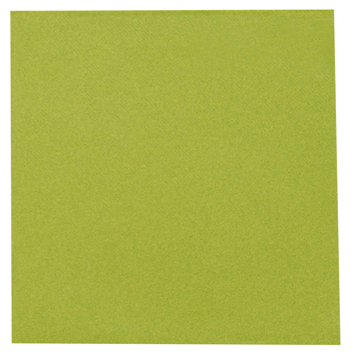 DENI meet Airlaid Servietten, kiwi, 40 x 40 cm, 1/4 Falz, Pack à 50 Stück