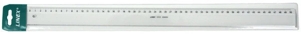LINEX Schullineal transparent 50cm