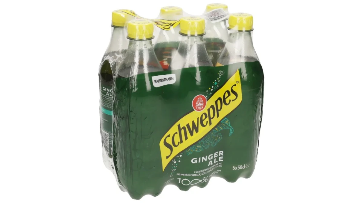 SCHWEPPES Ginger Ale, kalorienarm, 6 x 500 ml