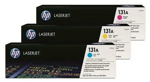 HP Toner Tri-Pack 131A CMY