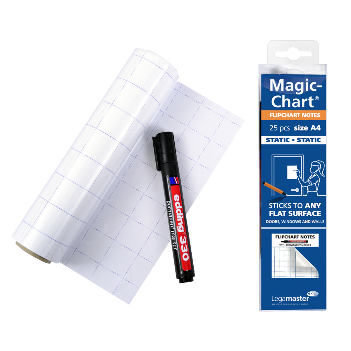 Legamaster Magic-Chart Flipchart weiss, 20 x 30 cm