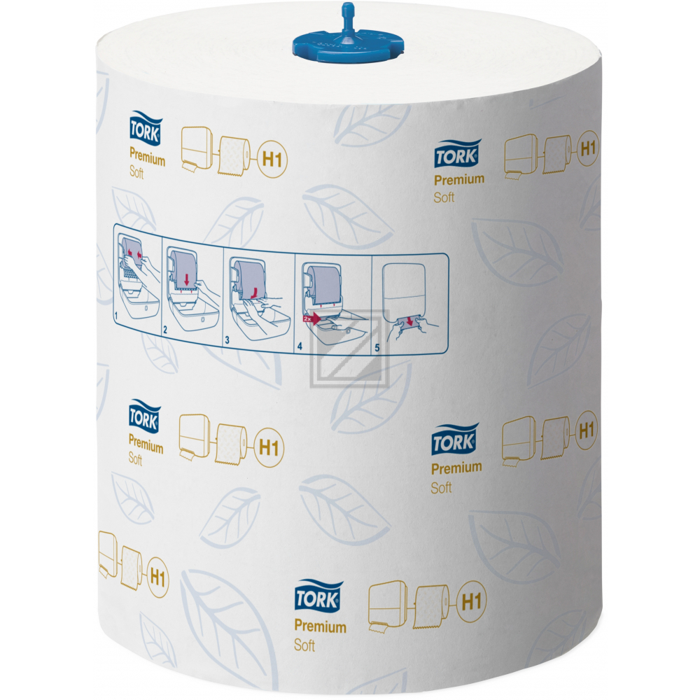 TORK Rollhandtuch Premium H1 290016 weiss, 2-lagig 100m
