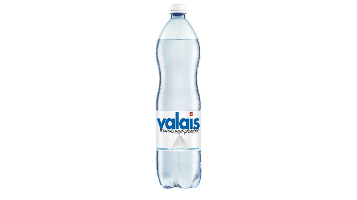 VALAIS Mineralwasser prickelnd 6 x 1.5 Liter