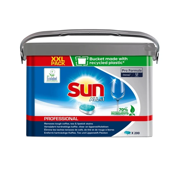 SUN Geschirrspültabs All in 1 Tablets 200 Stück