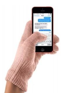 Mujjo Touchscreen Handschuhe Coral S/M