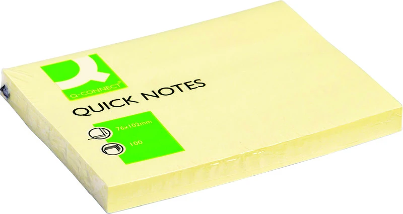 Q-CONNECT Haftnotizen 1 x 100 Blatt
