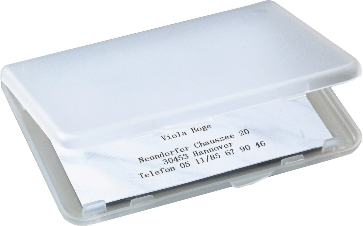 SIGEL Visitenkarten-Etui 89x57mm