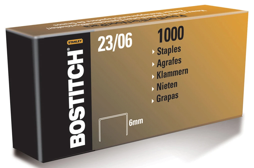 BOSTITCH Heftklammern 23/06 6mm, (1000x)