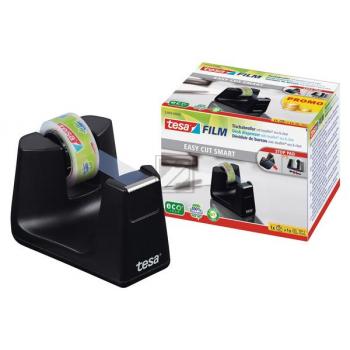 TESA Tischabroller EasyCut ecoLogo 539040000 Smart, schwarz,1 Rl.eco&clear