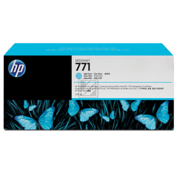 HP Tintenpatrone cyan light (B6Y12A, 771)