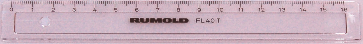 RUMOLD Schullineal 17cm
