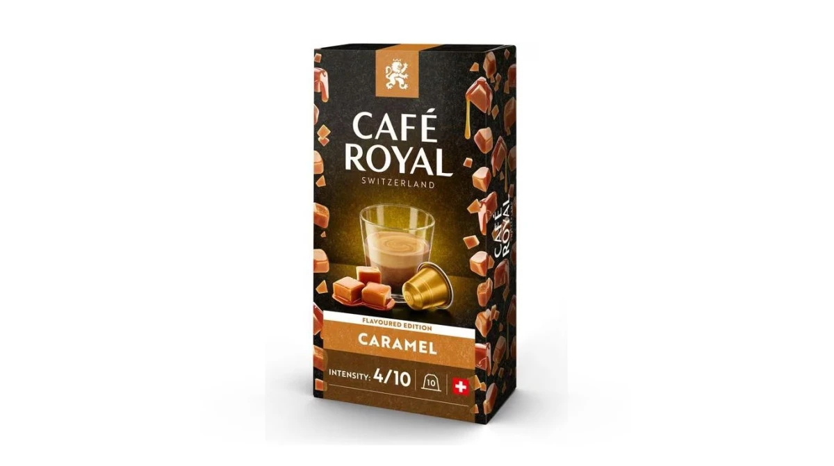 CAFÉ ROYAL Kaffeekapseln Caramel 10 Stück
