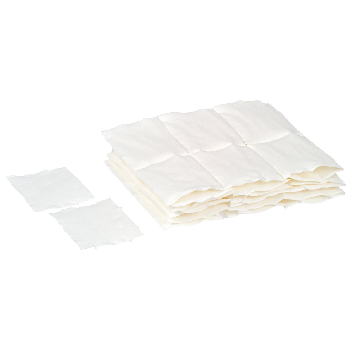 Tupfer weiss, 4 x 5 cm, 2'500 Stück