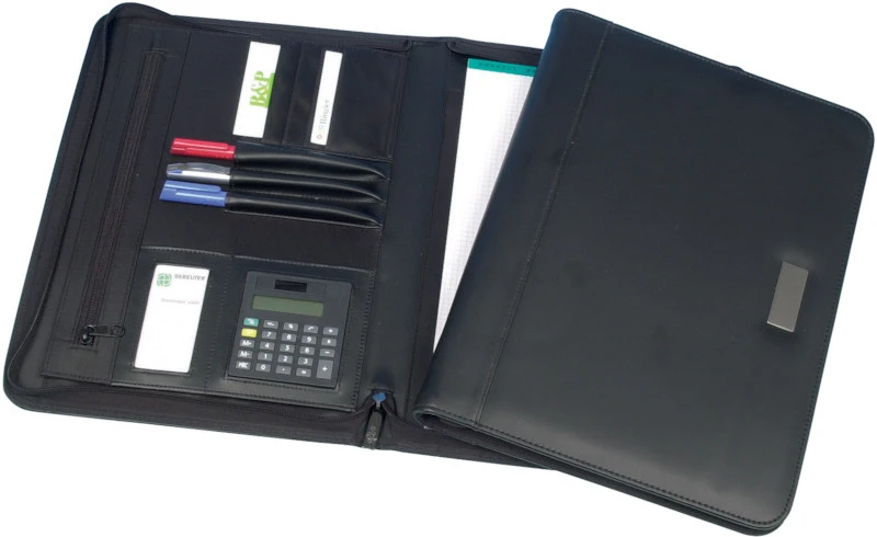 Schreibmappe A4 mit Rechner