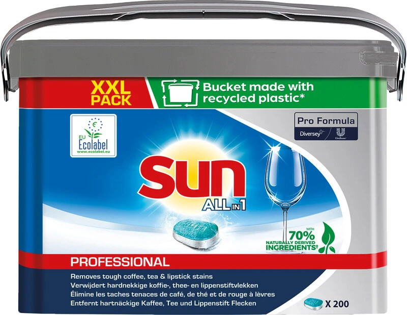 SUN Geschirrspültabs Professional All in 1, 200 Stück