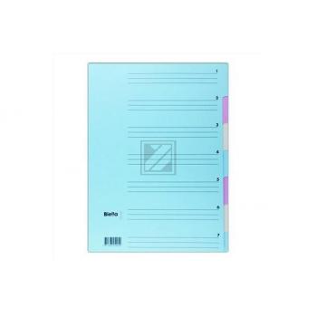 BIELLA Ordnungsmappe A4 326407.00 7-teilig, Karton, farbig