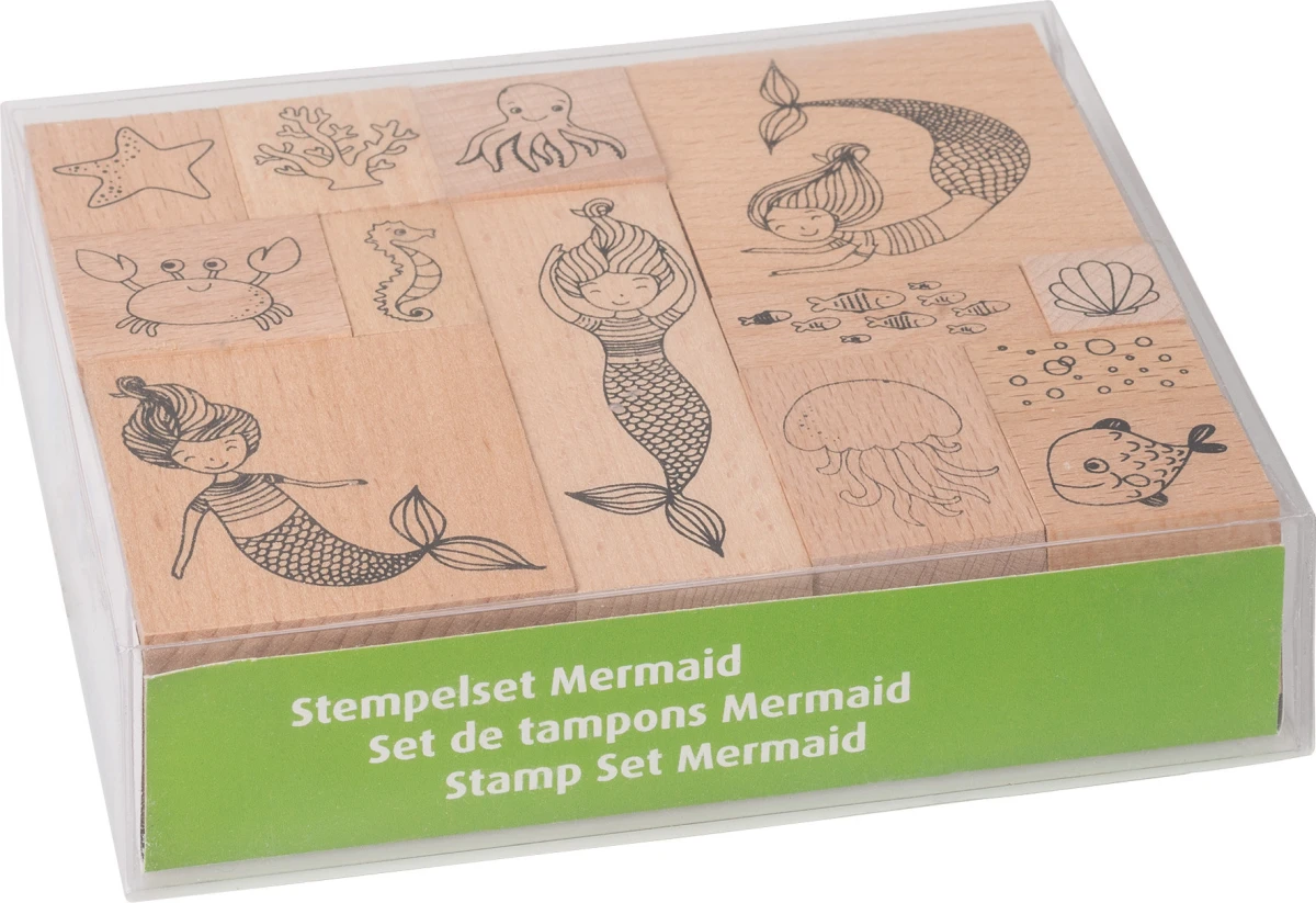 HEYDA Stempel-Set Mermaid 12x10x3cm