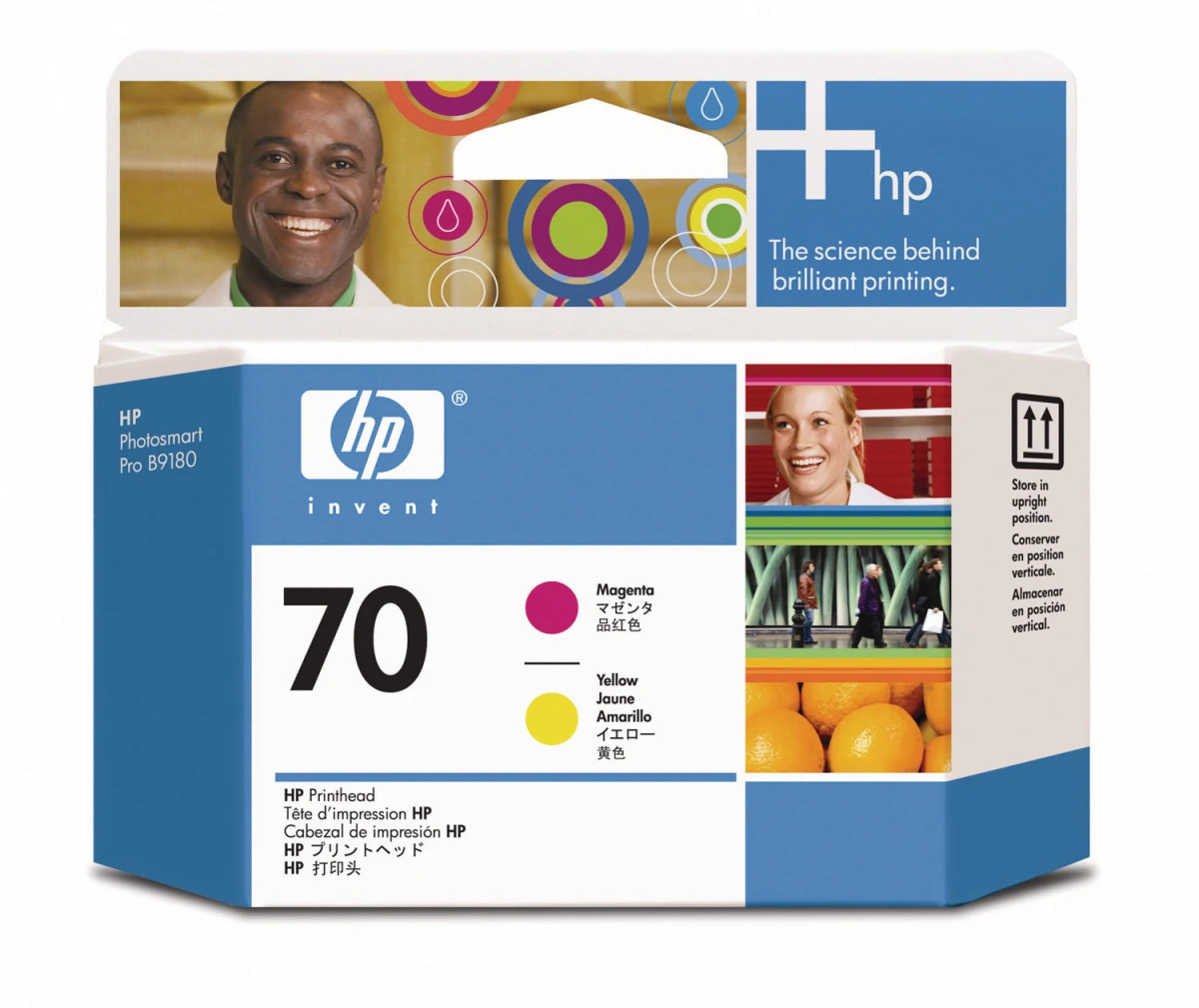 HP Druckkopf 70 magenta/yellow