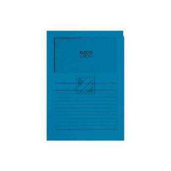 ELCO Sichthülle Ordo 120g A4 29489.33 königsblau, Fenster 100 Stück