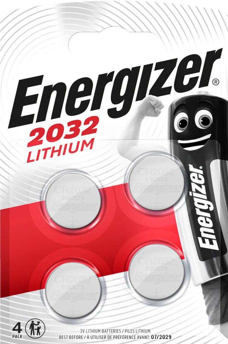 ENERGIZER Knopfbatterie Lithium CR2032, 3V