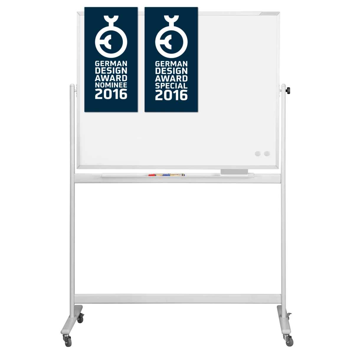 MAGNETOPLAN Design-Whiteboard CC mobil 120 x 90 cm