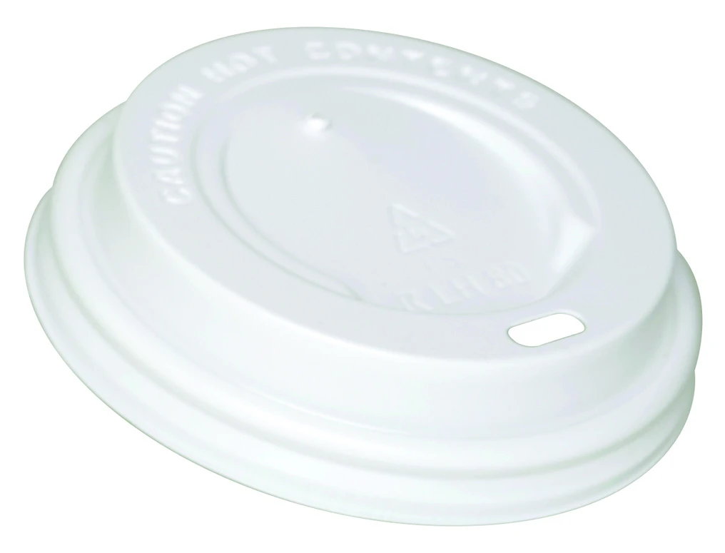 Deckel für Coffee to go Becher 1 dl mit Trinkloch, 50 Stück