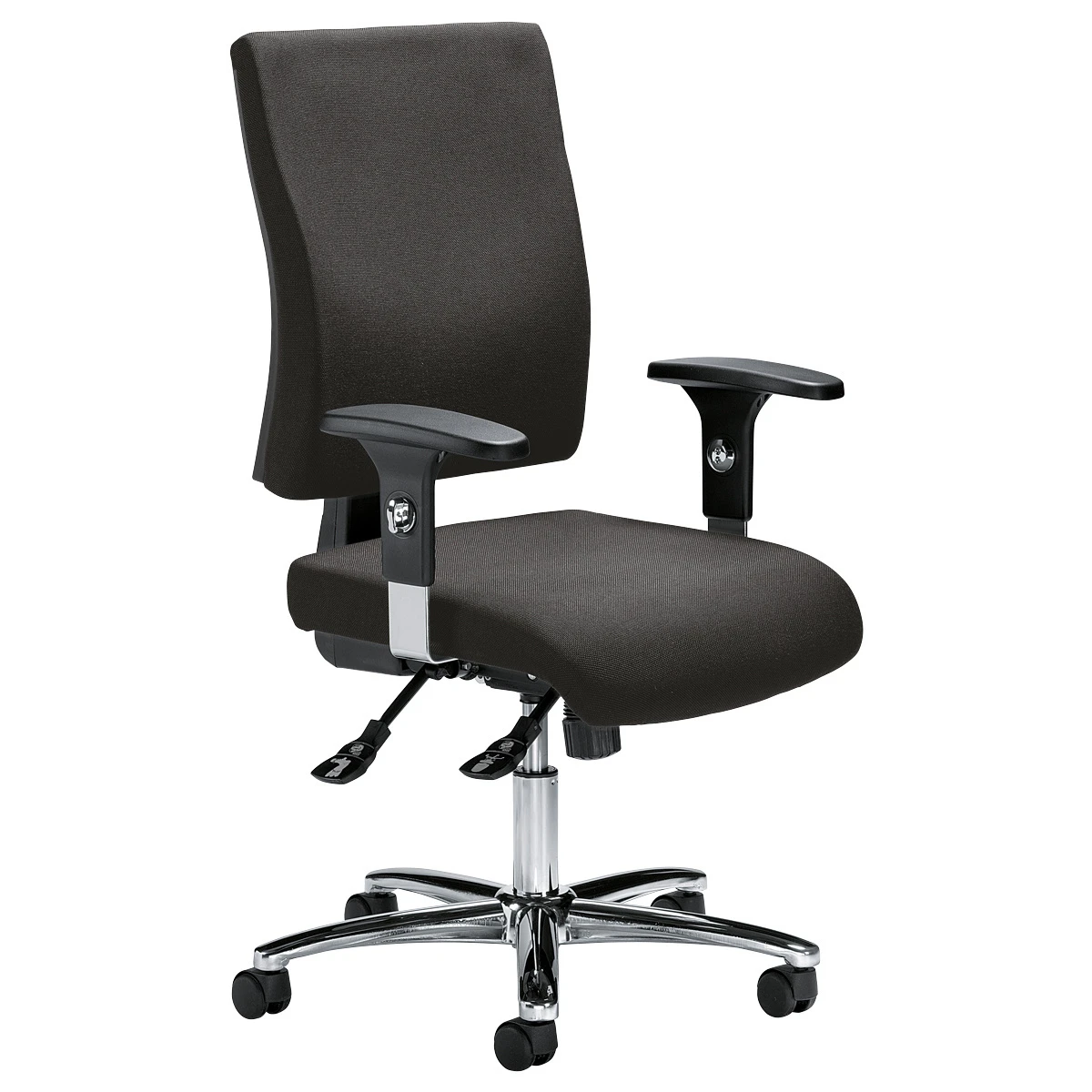 Bürodrehstuhl Comfort R Deluxe inkl. Armlehnen, anthrazit