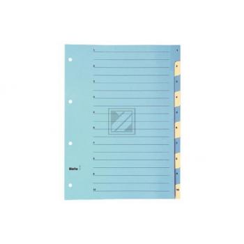 BIELLA Register Karton farbig A4 462440.00 1-10