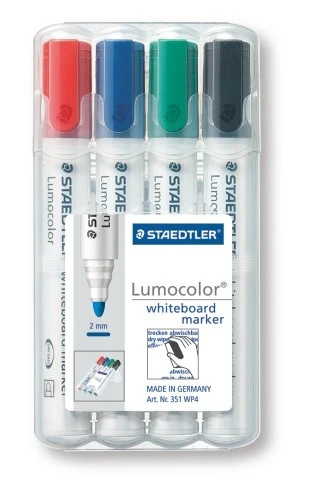 STAEDTLER Whiteboard Marker 2 mm, 4er Etui