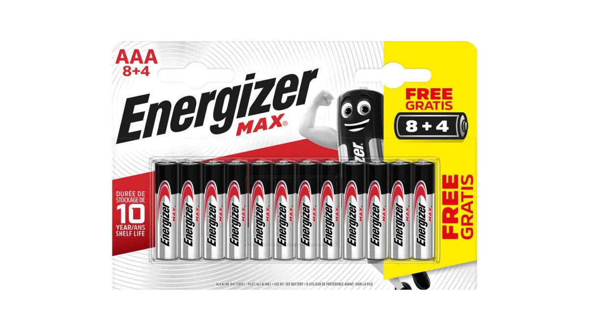 ENERGIZER Batterie Max AAA/LR03 - 12er Pack
