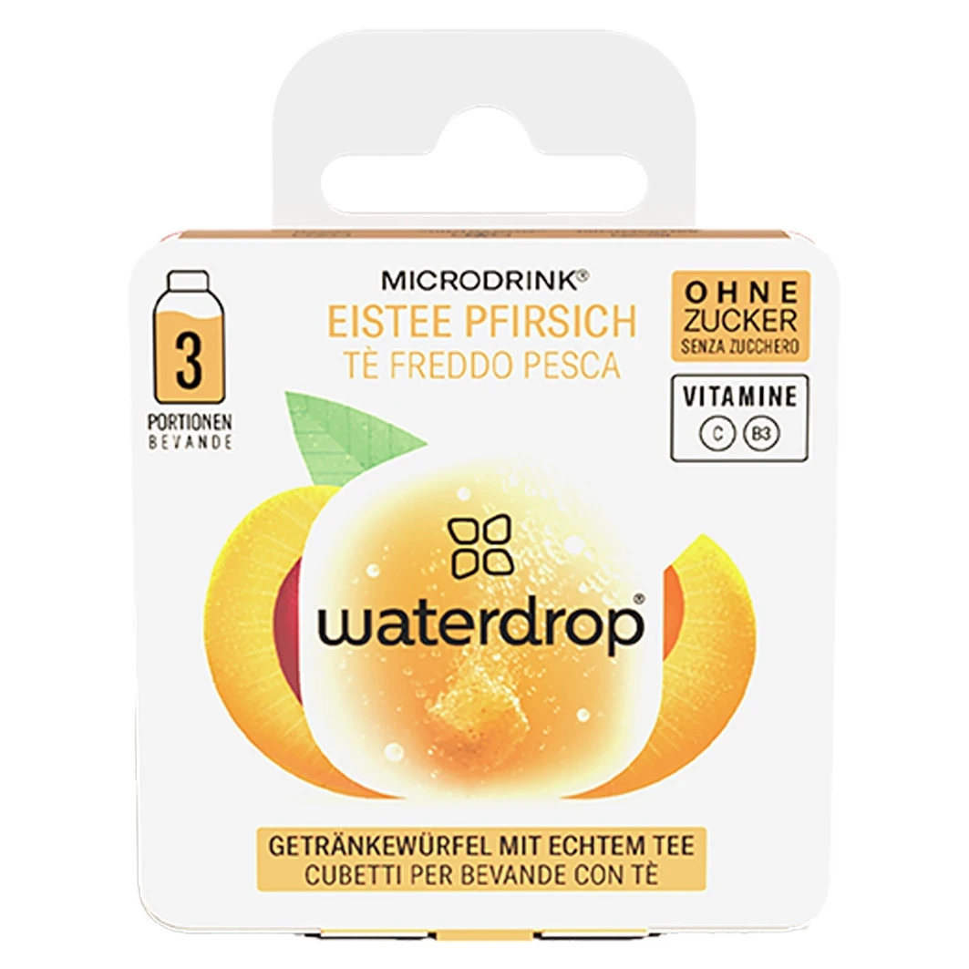 WATERDROP Eistee Pfirsich 12 Pack