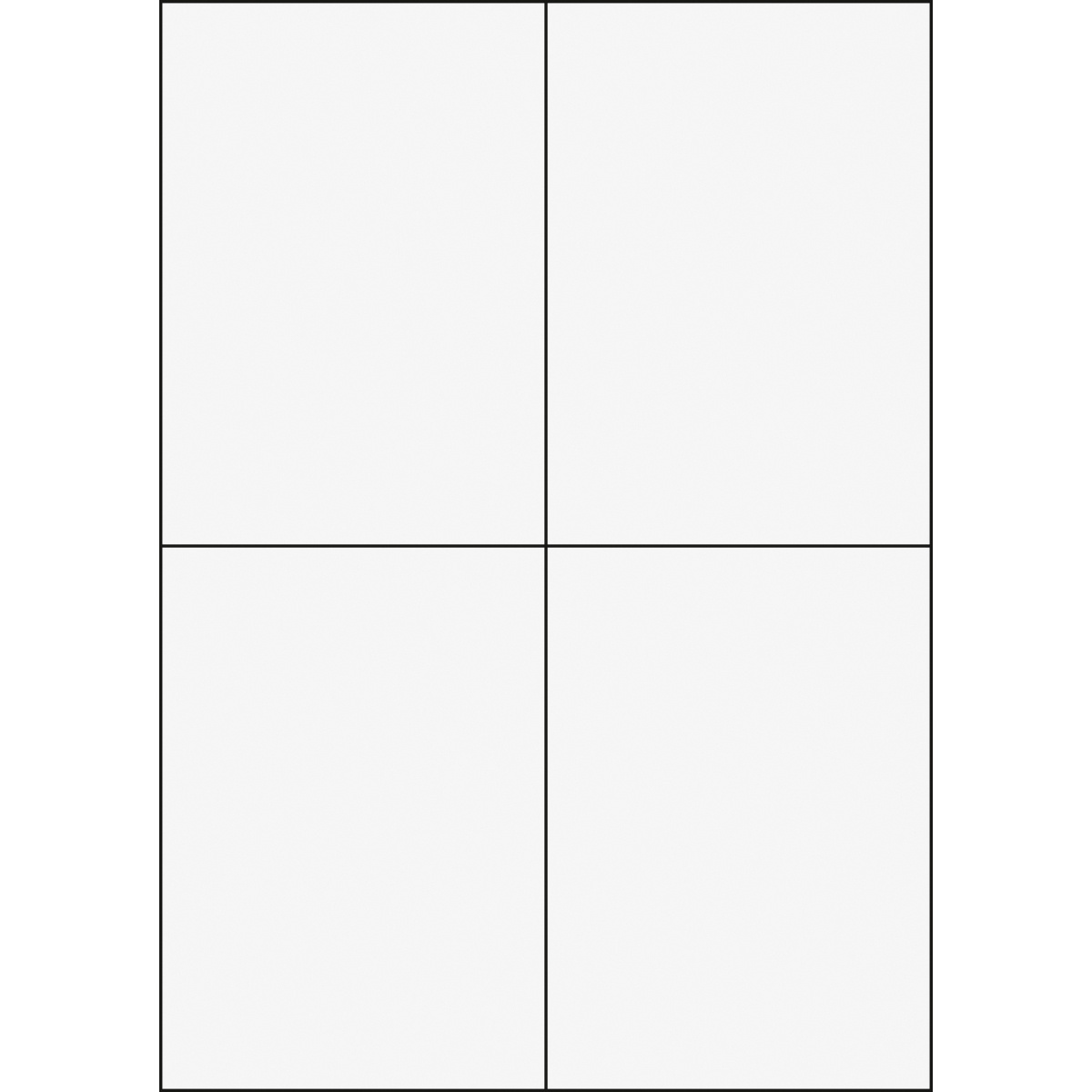 Universaletiketten 105 x 148.5 mm, Pack à 400 Stück