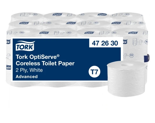 TORK WC-Papier Advanced OptiServe Midi 2-lagig, 24 Rollen