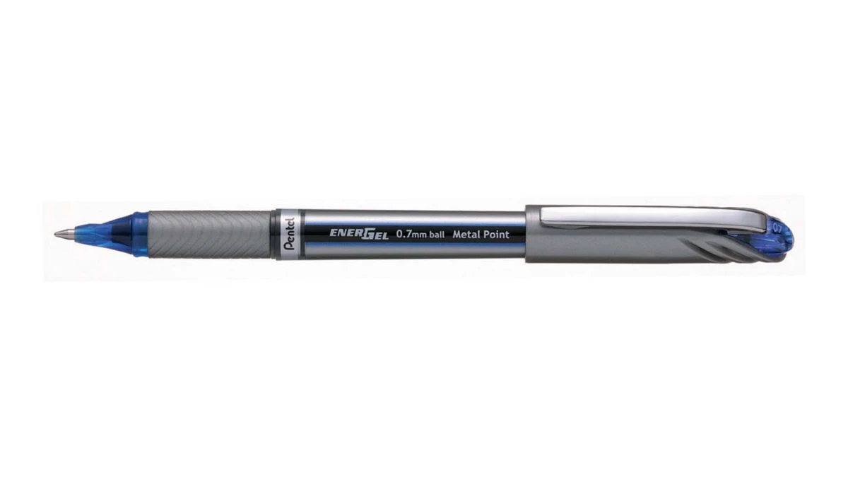 Pentel Gelroller EnerGel Plus 0.35 mm, Schreibfarbe blau