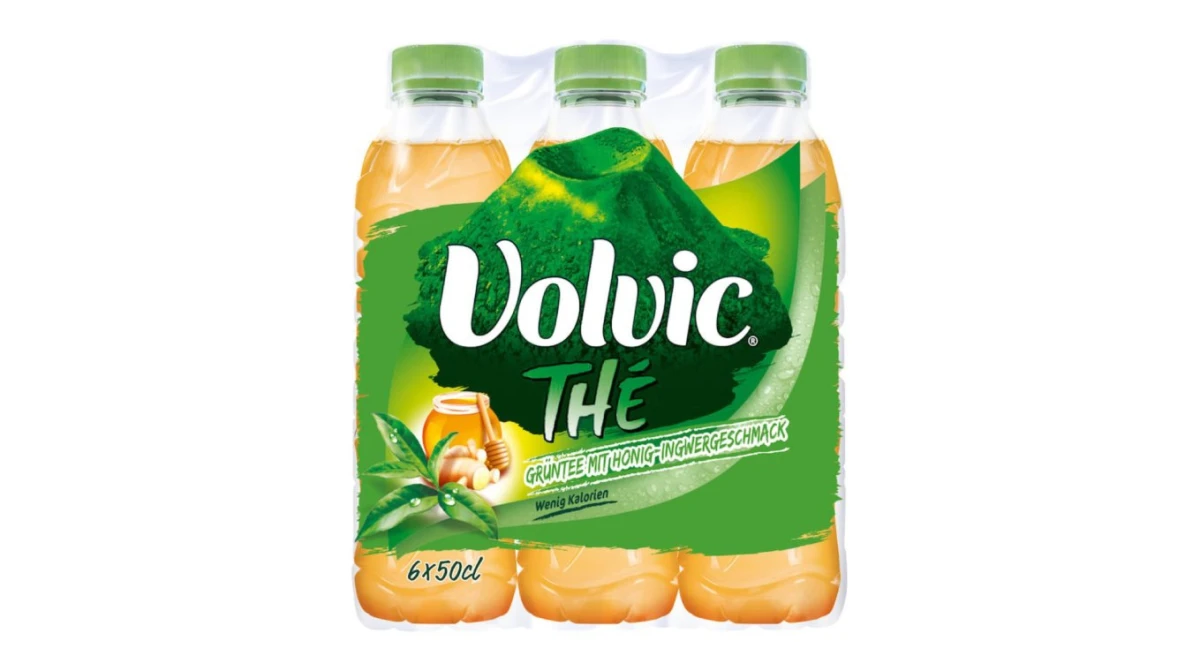 VOLVIC Grüntee Pfefferminz 6x 500 ml