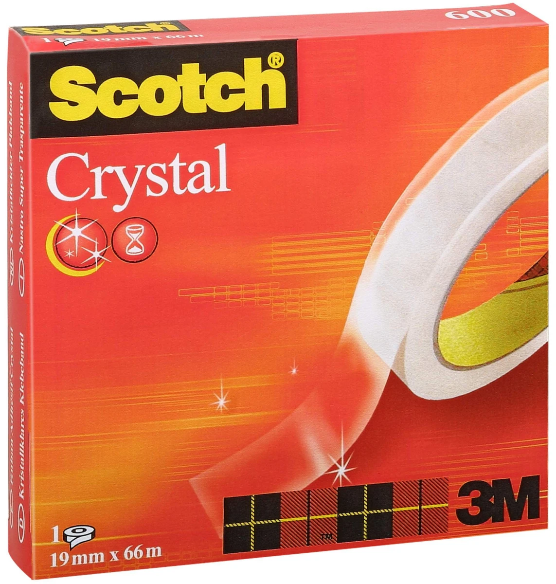 SCOTCH Crystal Tape Klebeband 600