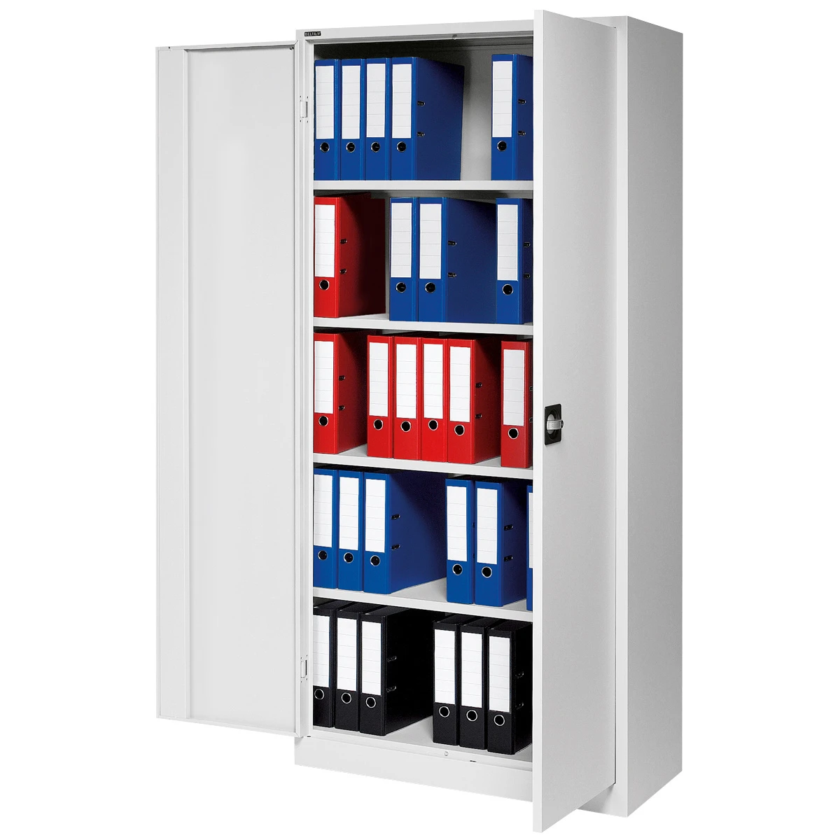 Flügeltürschrank, lichtgrau (RAL 7035)